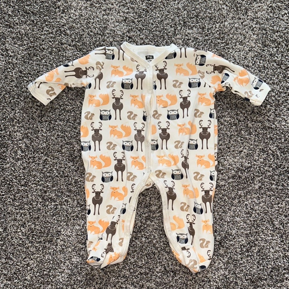 Kids Forest Animal Print One Piece